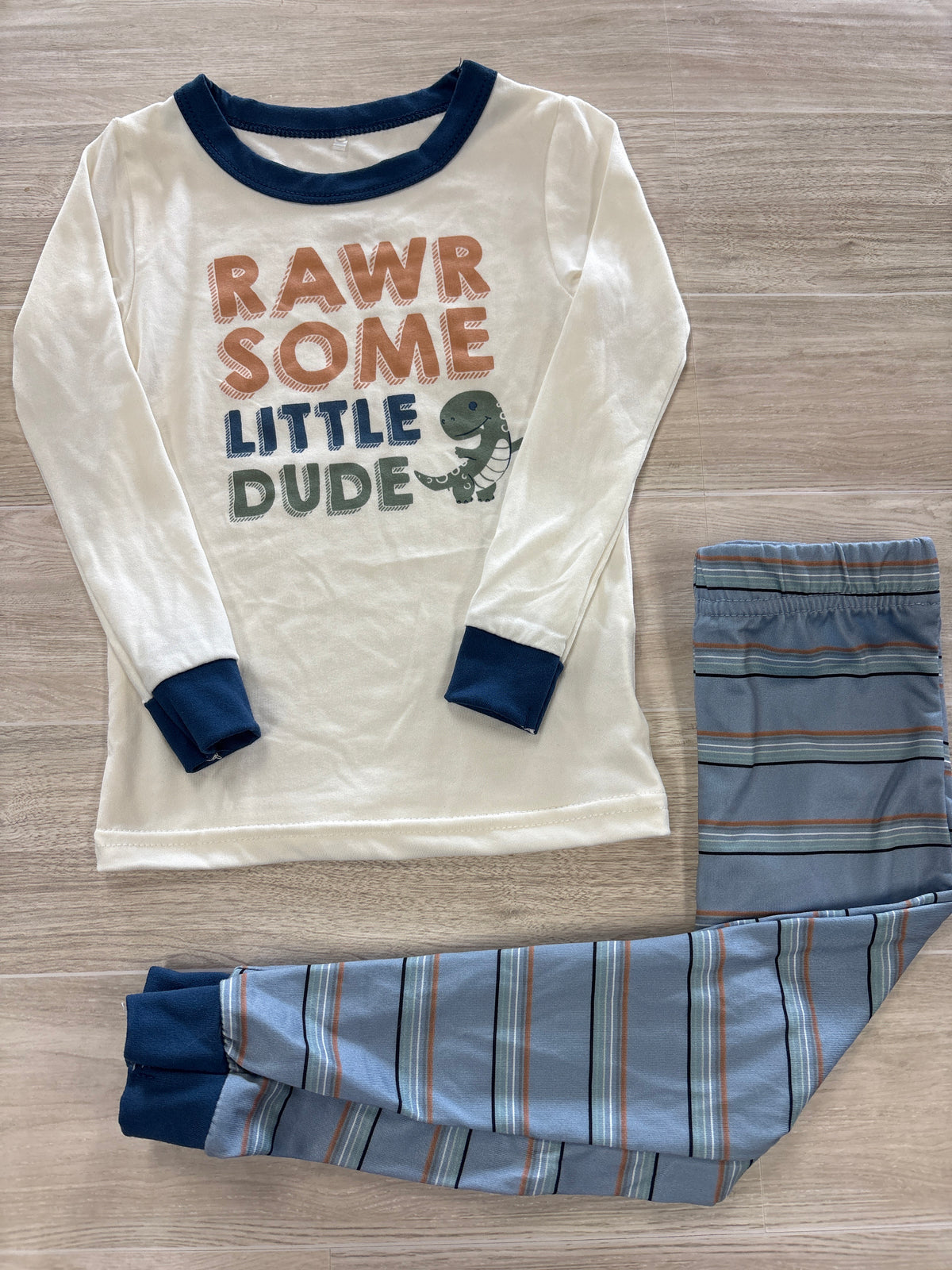 18m Rugged Bear Rawr Some Little Dude 2 Piece Pajama Set