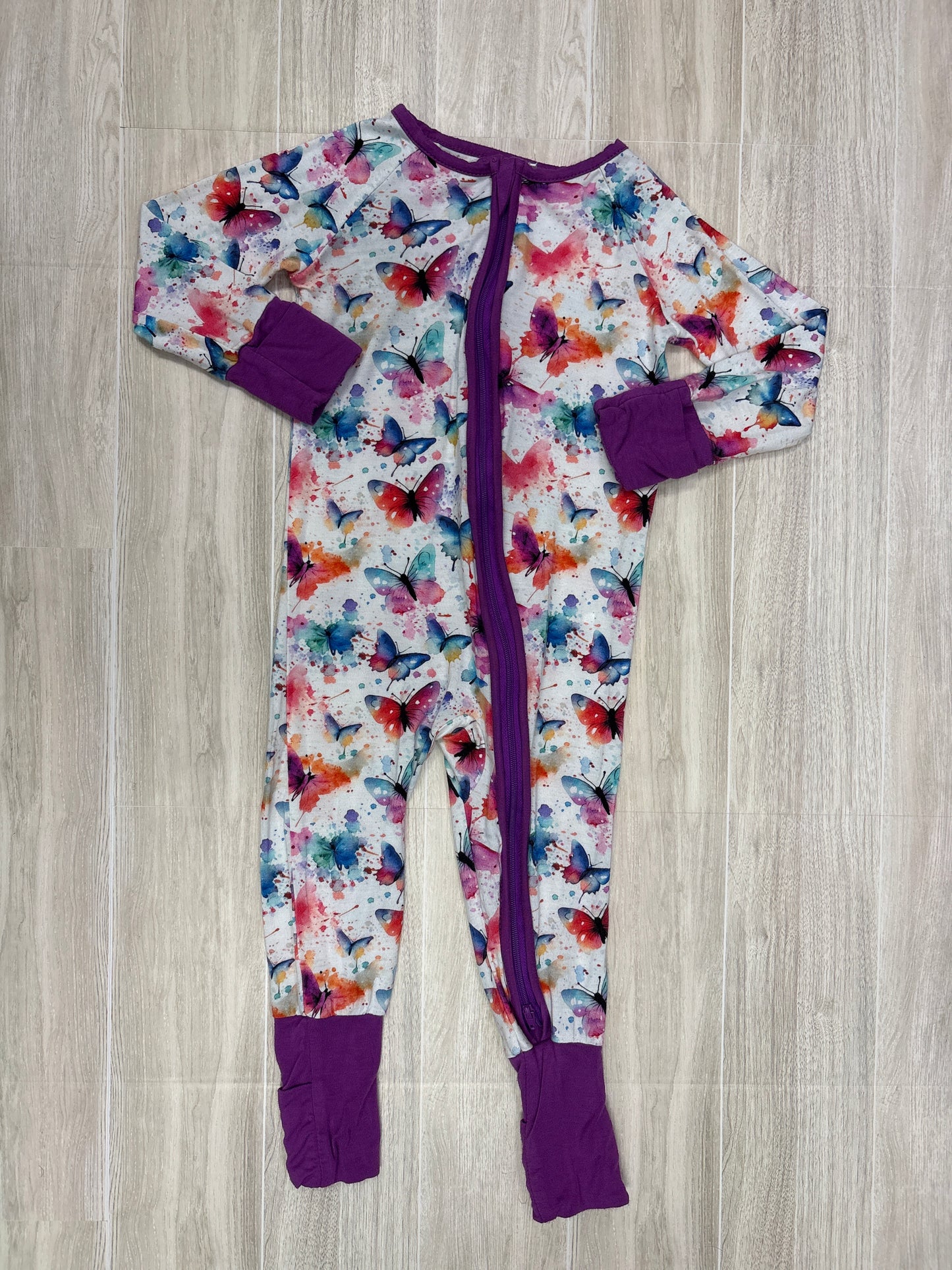 12-18m Watercolor Butterflies Pajama
