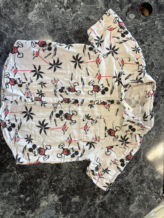 10/12 Junk Food Disney Button Up
