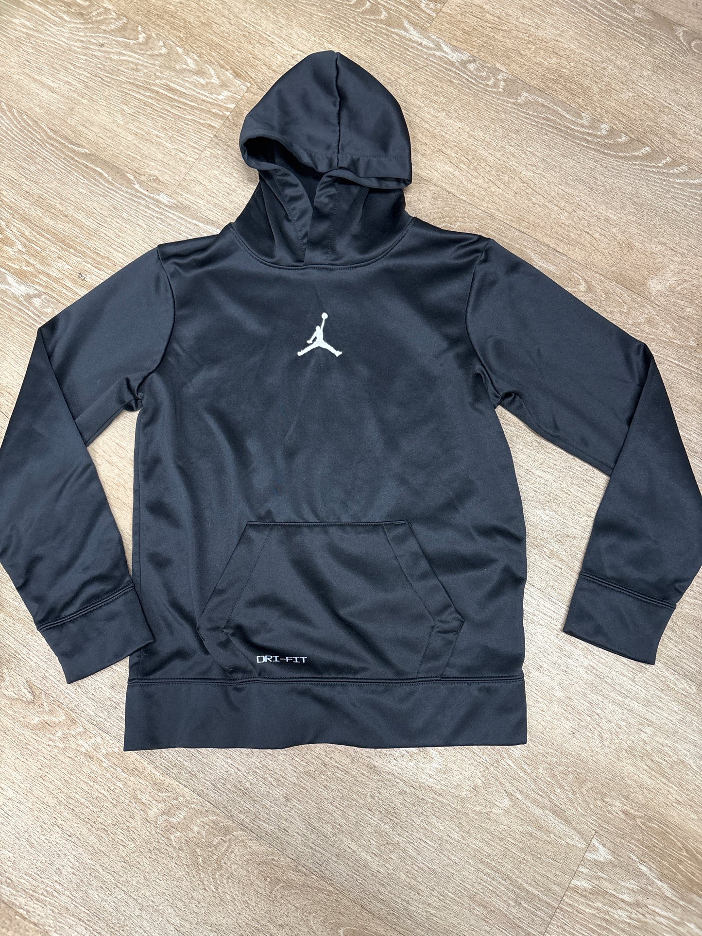 12 Black Jordan Dri Fit Hoodie
