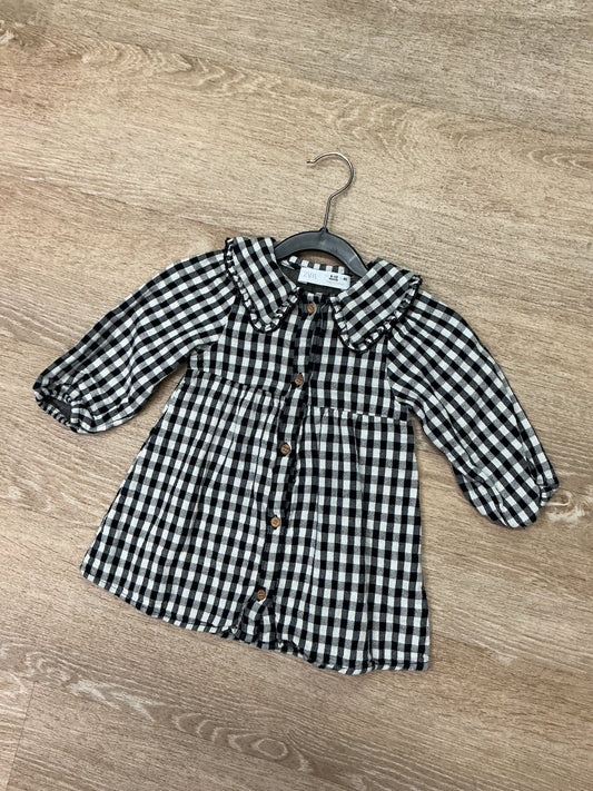 9-12m-zara-checkered-collared-button-dress