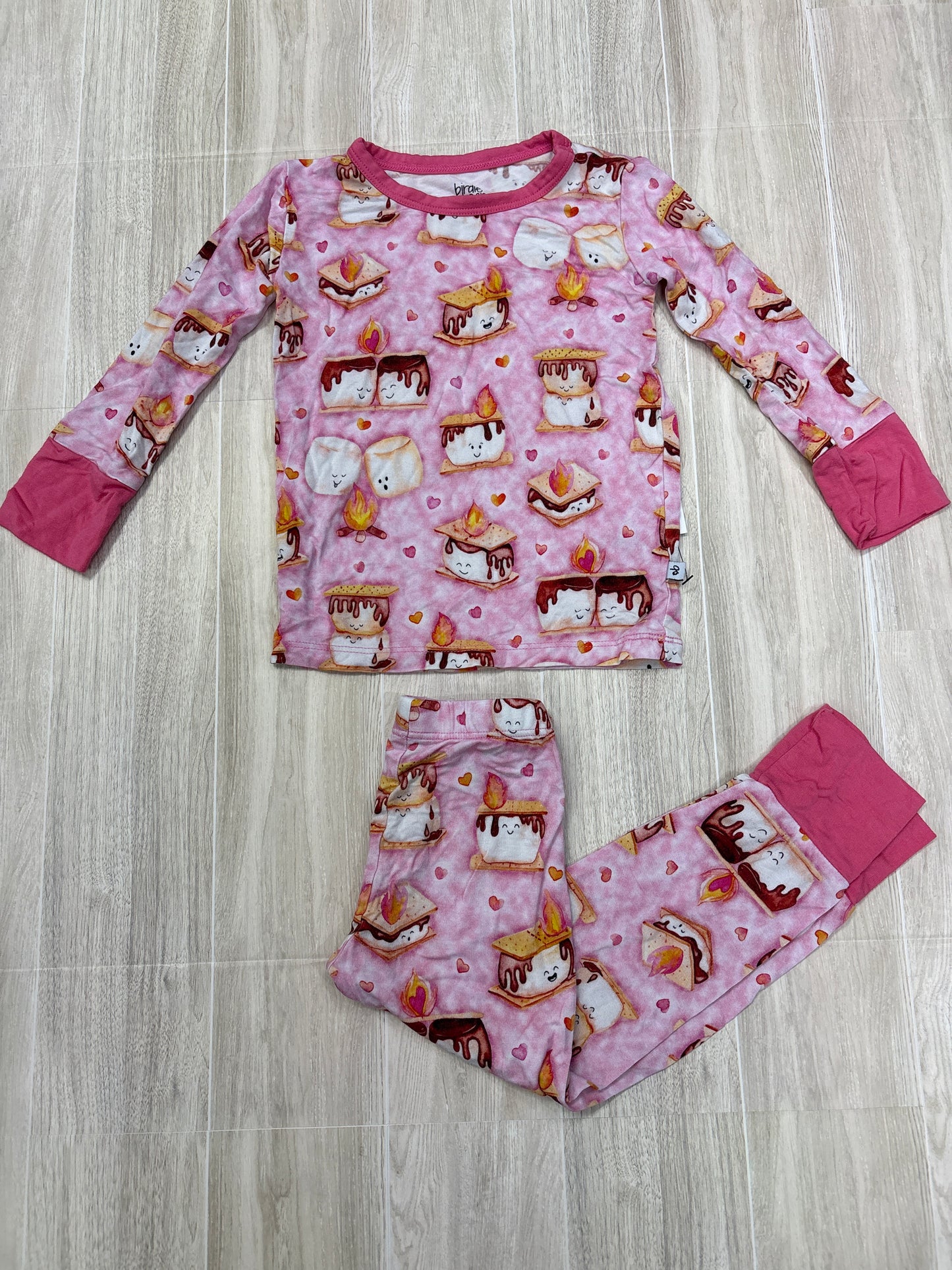 18-24m Birdie Bean Pink Smores 2 Piece Lounge Set