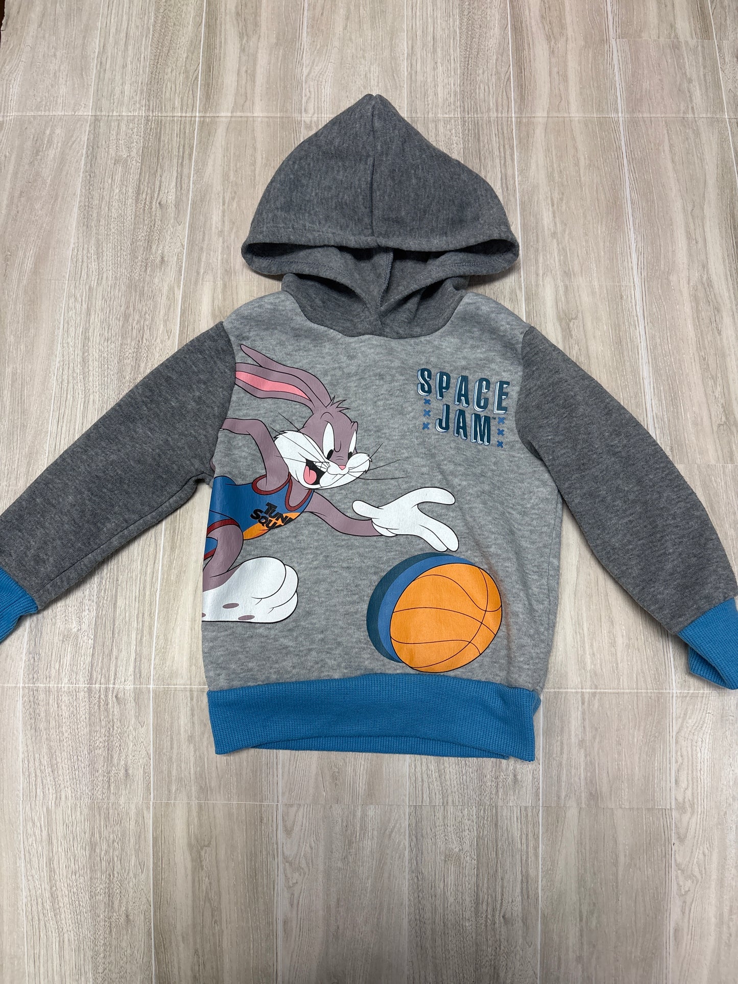 2T Grey Space Jam Hoodie