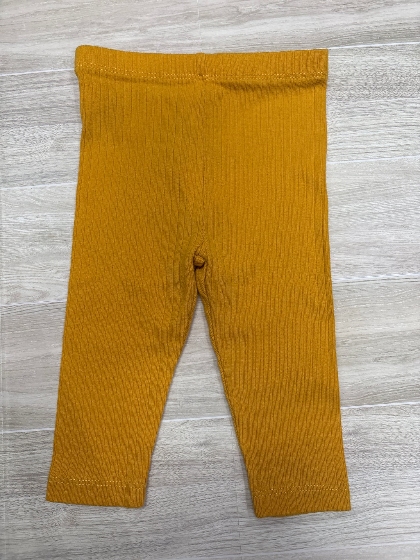9m Yellow Ribbed Legging