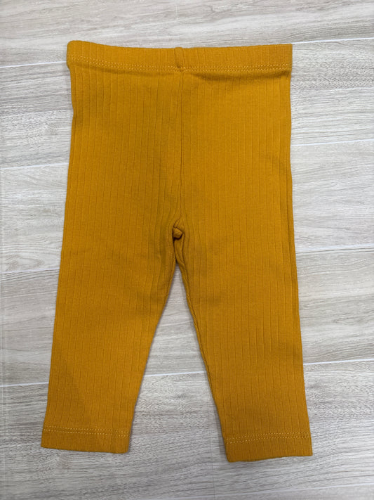 9m Yellow Ribbed Legging