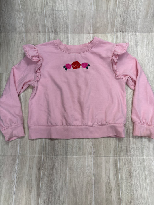 6/7 Light Pink Roses Crewneck