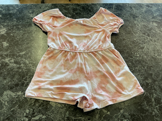 4T Pink Tie Dye Romper