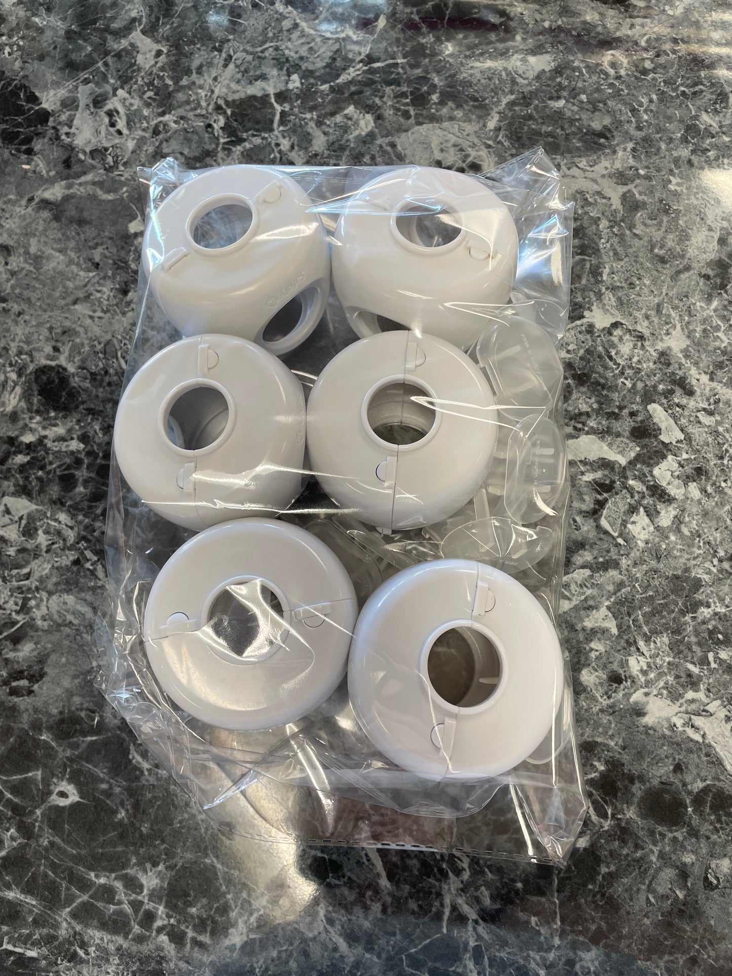 Door Knob Safety Covers + Clear Outlet Covers Pack