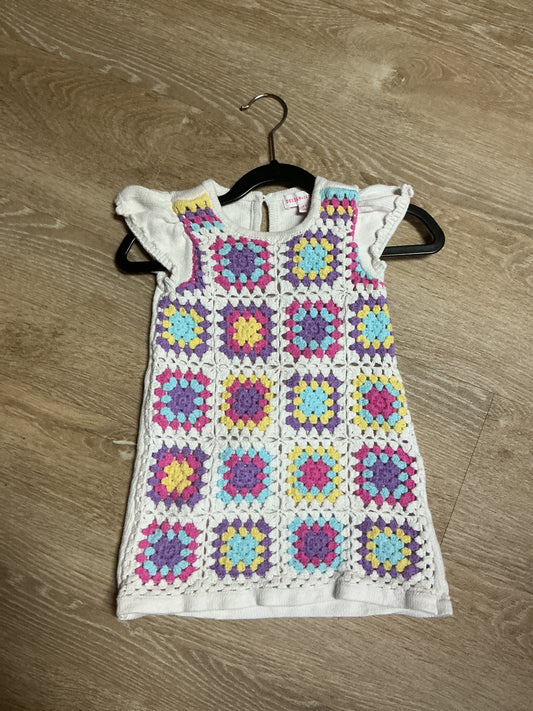 4T Crochet Pastel Tunic