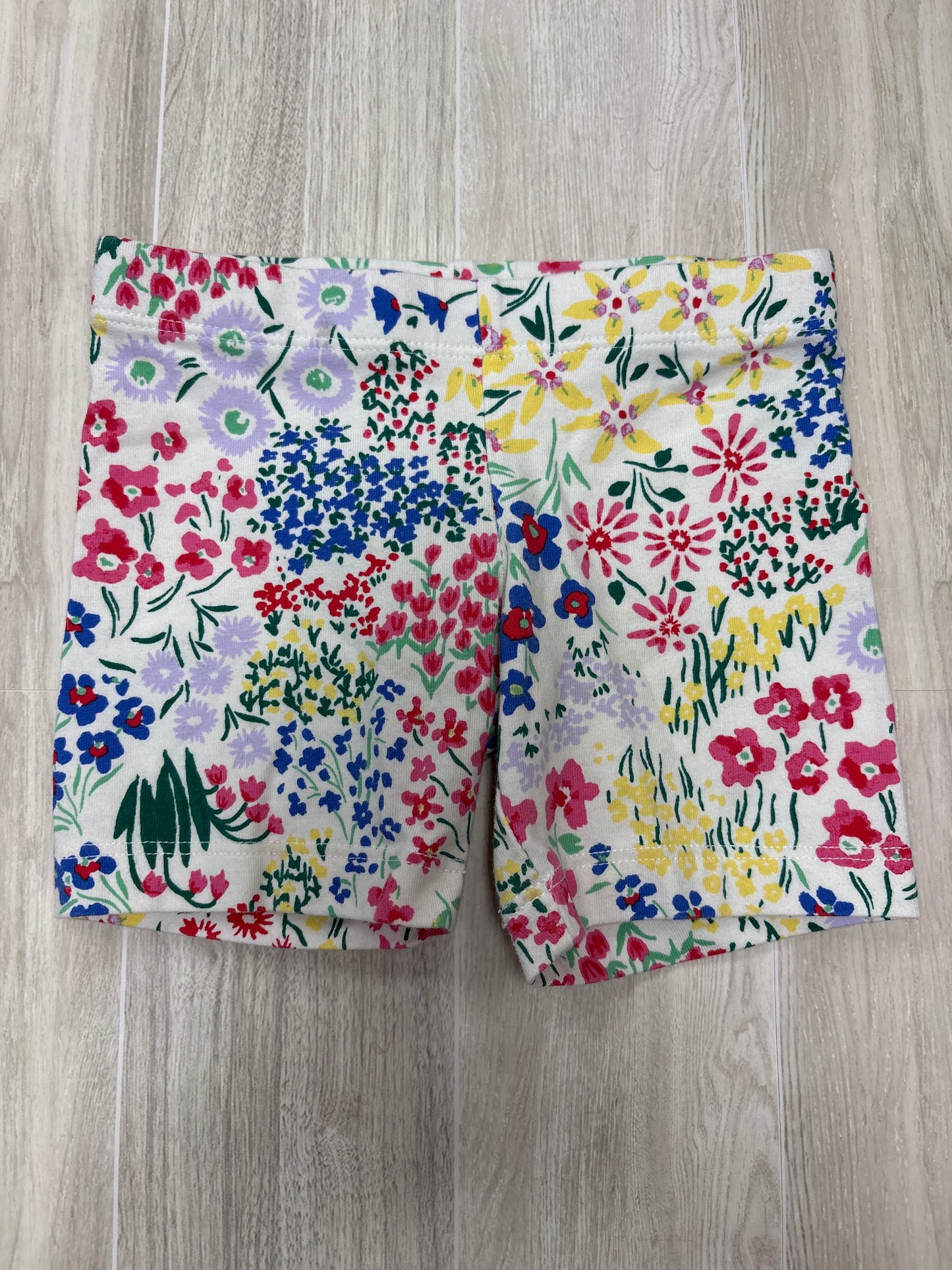4/5T Floral Biker Shorts