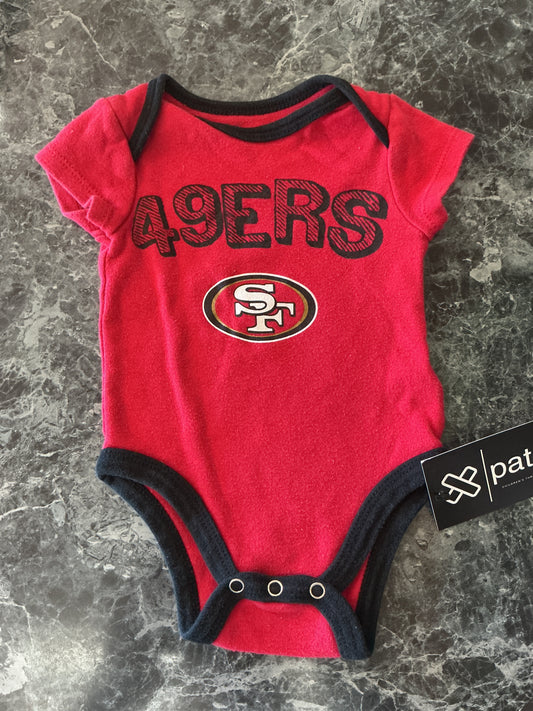 3-6m-49ers-onesie