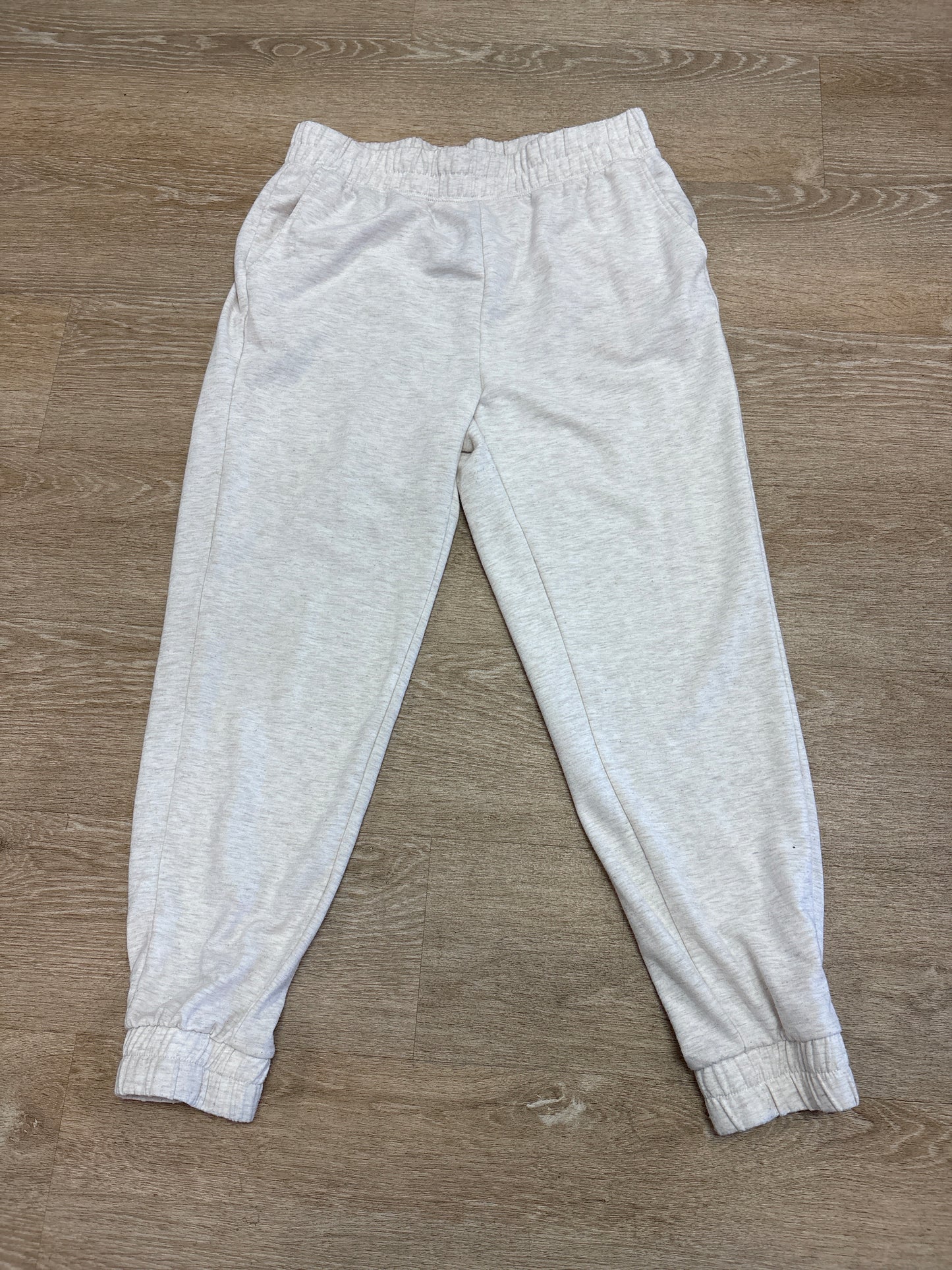 Womens Large Cream Soft Jogger