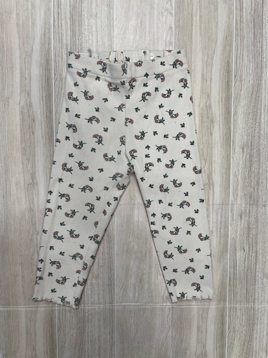 12m Cream Floral Legging