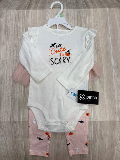 NWT 18m So Cute Its Scary 2 Piece Set