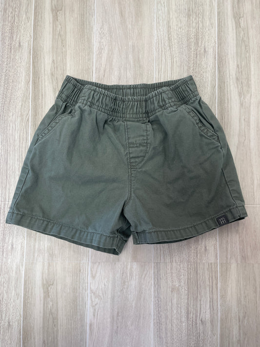 2T Dark Olive Pull On Shorts