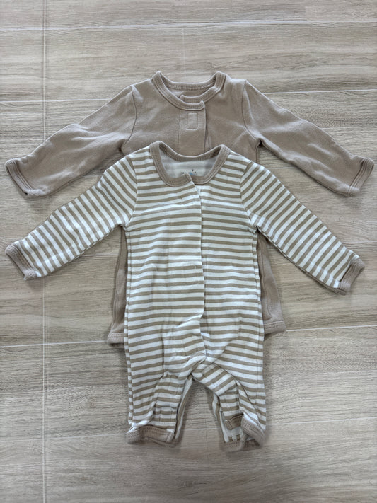 Preemie 2 Pack Footless Rompers