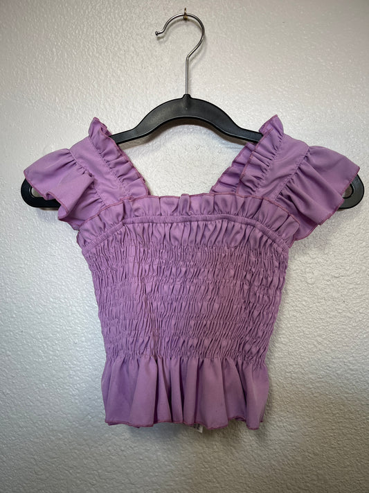 NWT 2T Baileys Blossoms Lilac Ruffle Tank