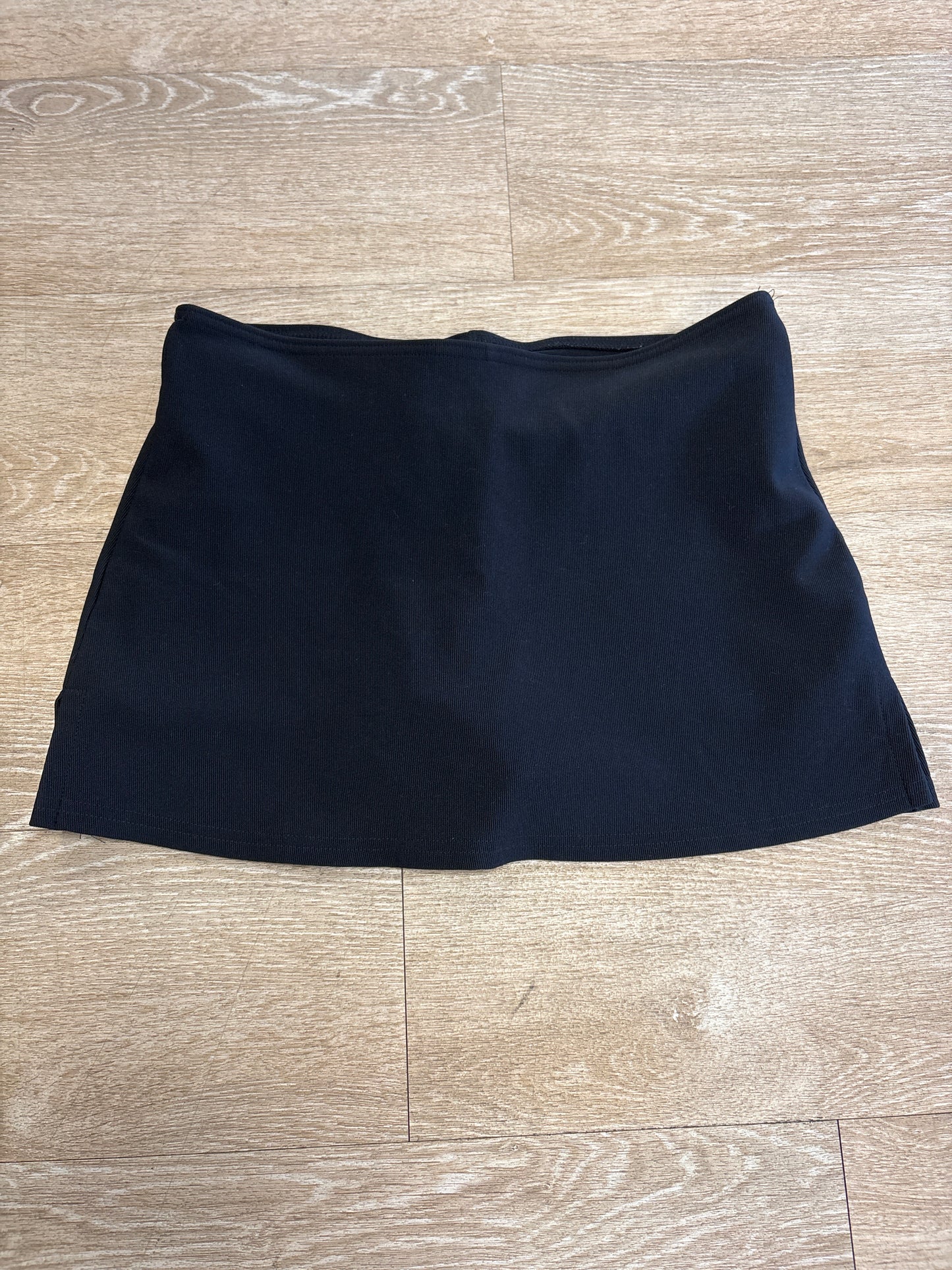 Womens Large Black Mini Skort