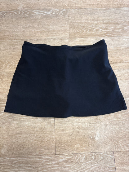 Womens Large Black Mini Skort
