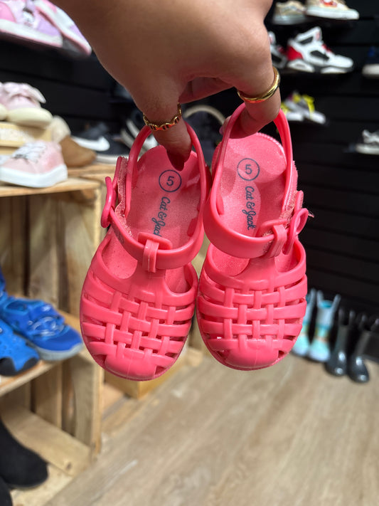 5c Salmon Strap Jelly Sandal