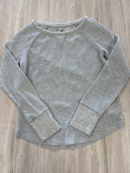 6/7 Light Grey Shimmer Long Sleeve