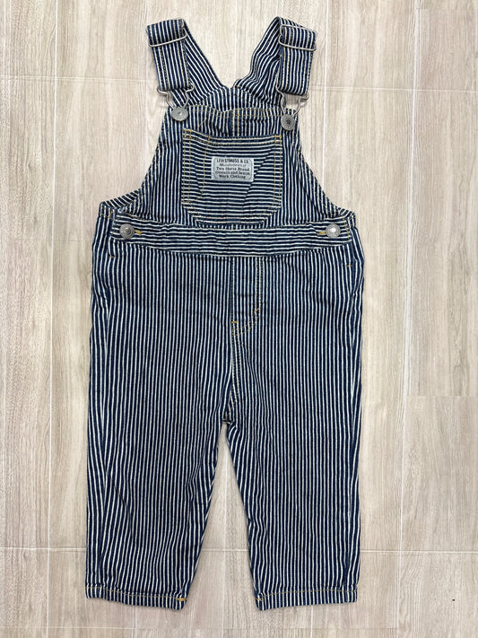 12m Levis Navy Pinstripe Overalls