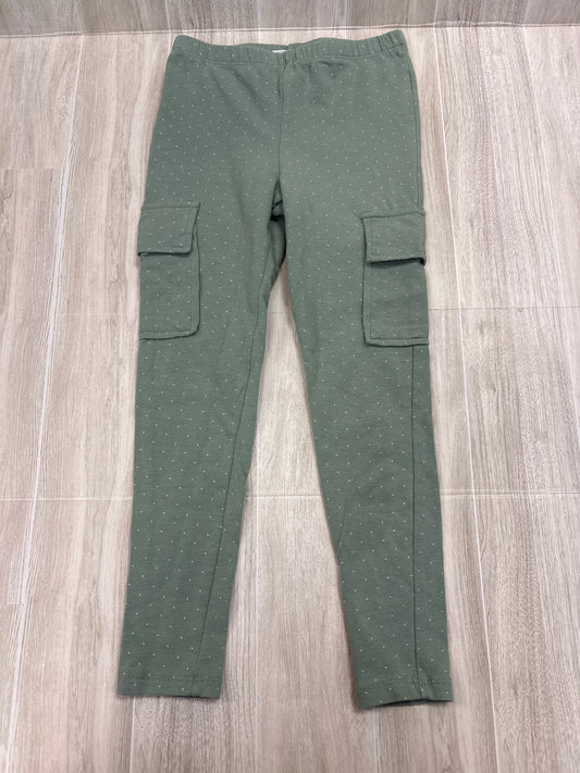 6 Olive Dotted Cargo Legging