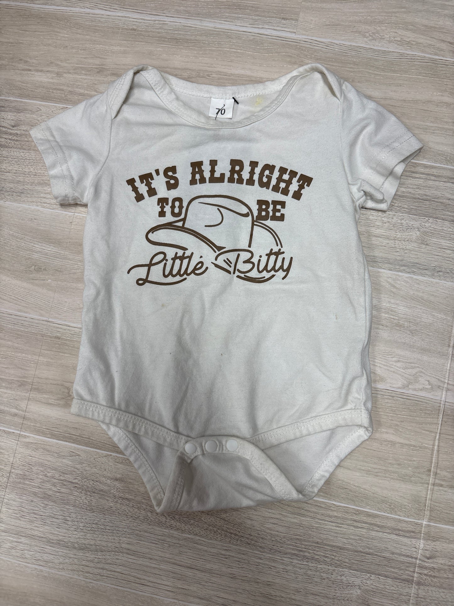6m Little Bitty Onesie - Blemish