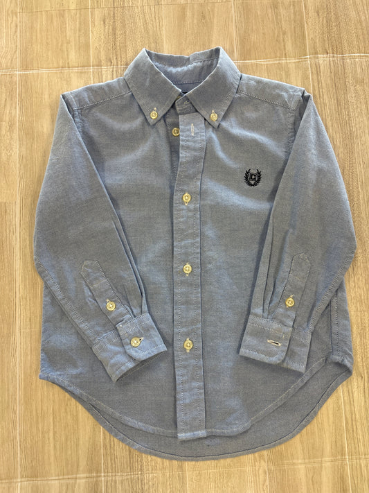 3T Light Blue Button Up