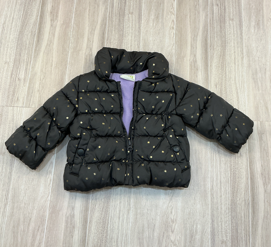 6-12m Gold Star Puffer Jacket