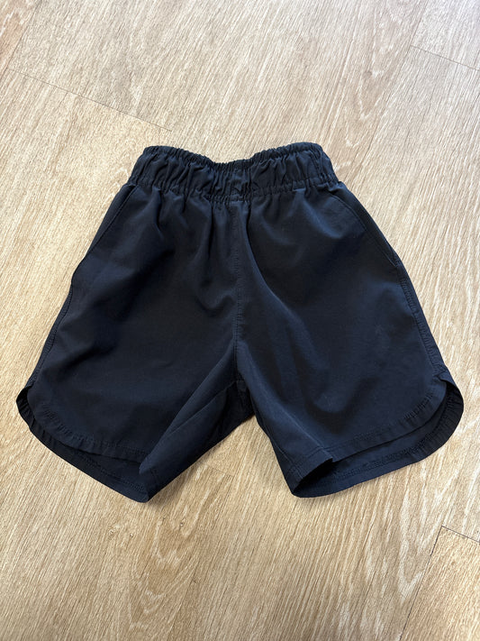 4T Black Active Pull On Shorts