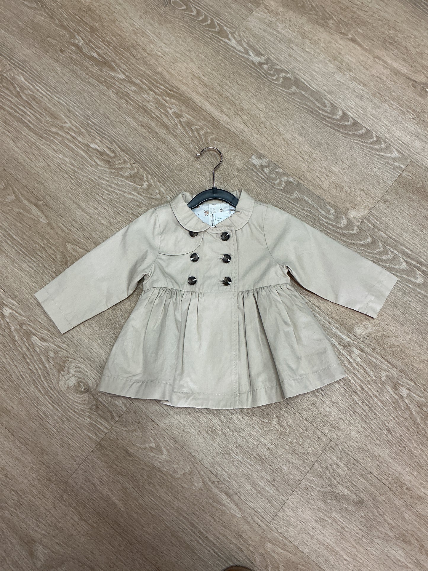 NWT 12m H&M Beige Trench Coat
