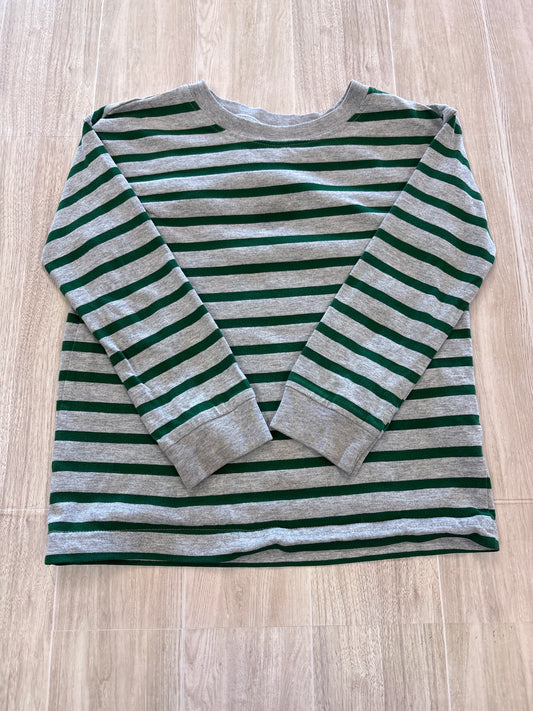 4T Green/Grey Striped Long Sleeve - Blemished