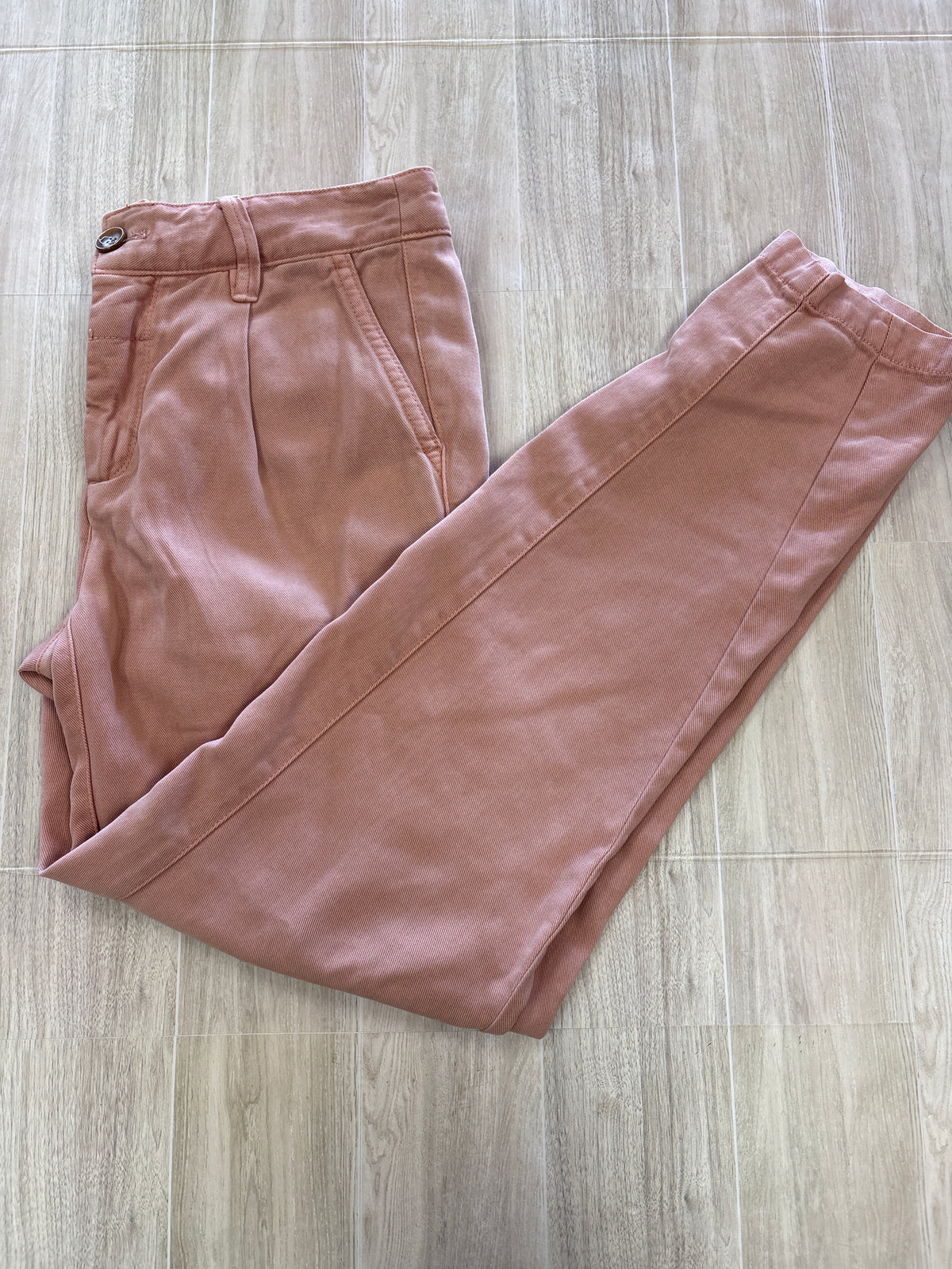 Womens 24P Light Mauve Anthropologie Straight Leg Pant