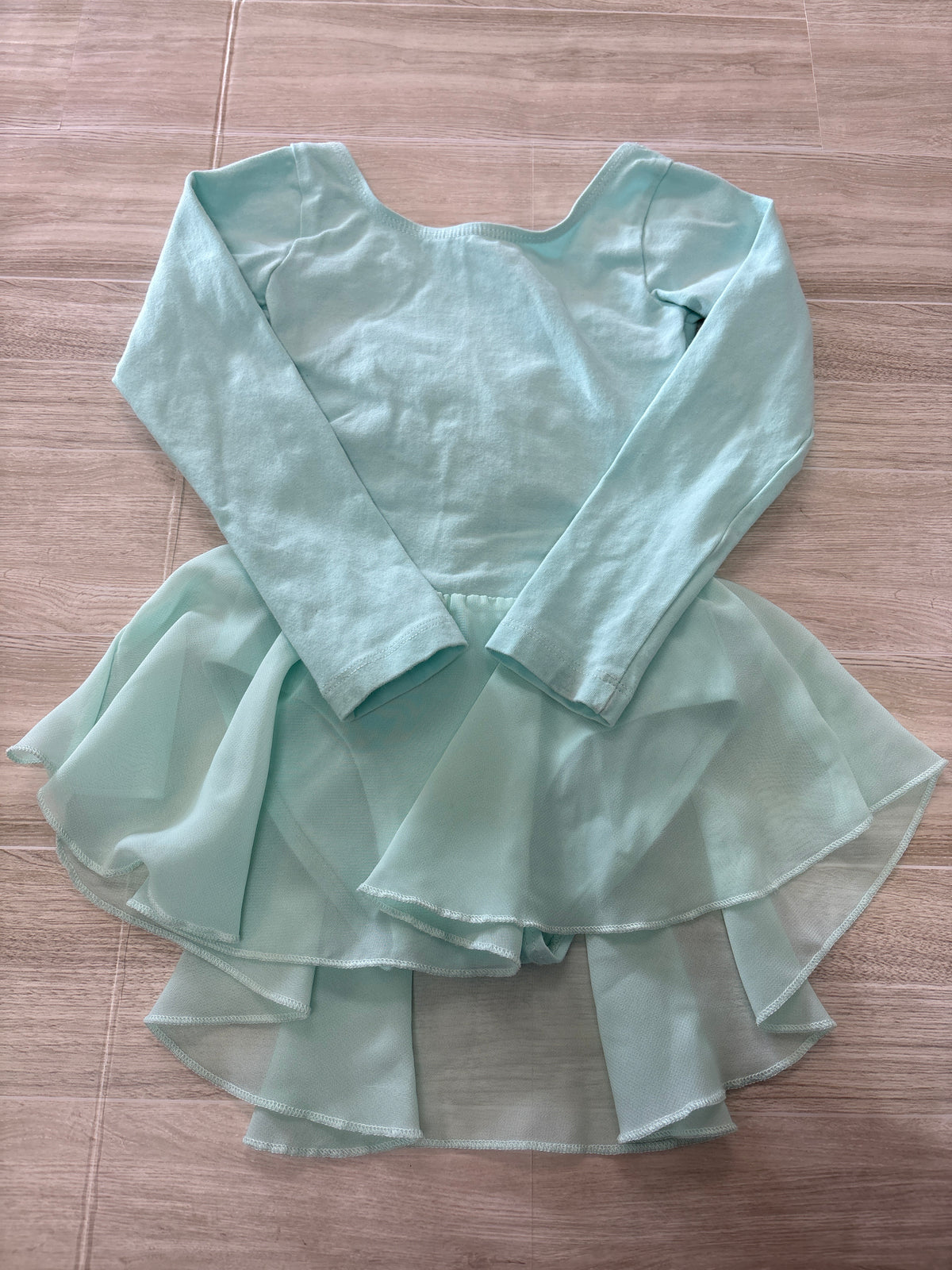 4/5 Mint Long Sleeve Twirl Leotard