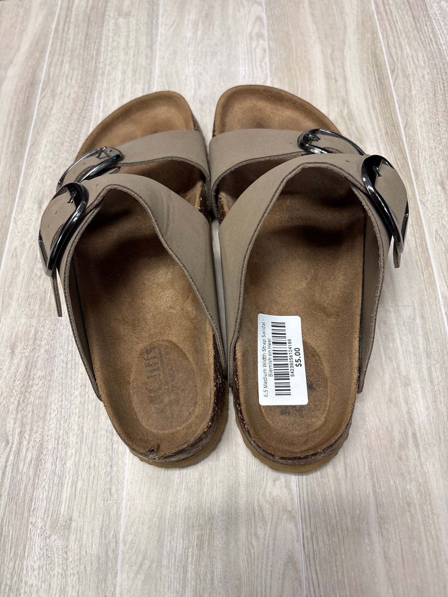 6.5 Medium Width Strap Sandal - Blemish on Heel