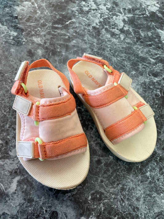6c Tangerine Strapped Sandals