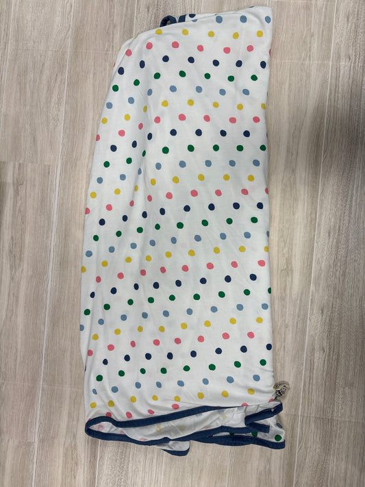 Multi Polka Dot Kyte Baby Fur Lined Swaddle Blanket
