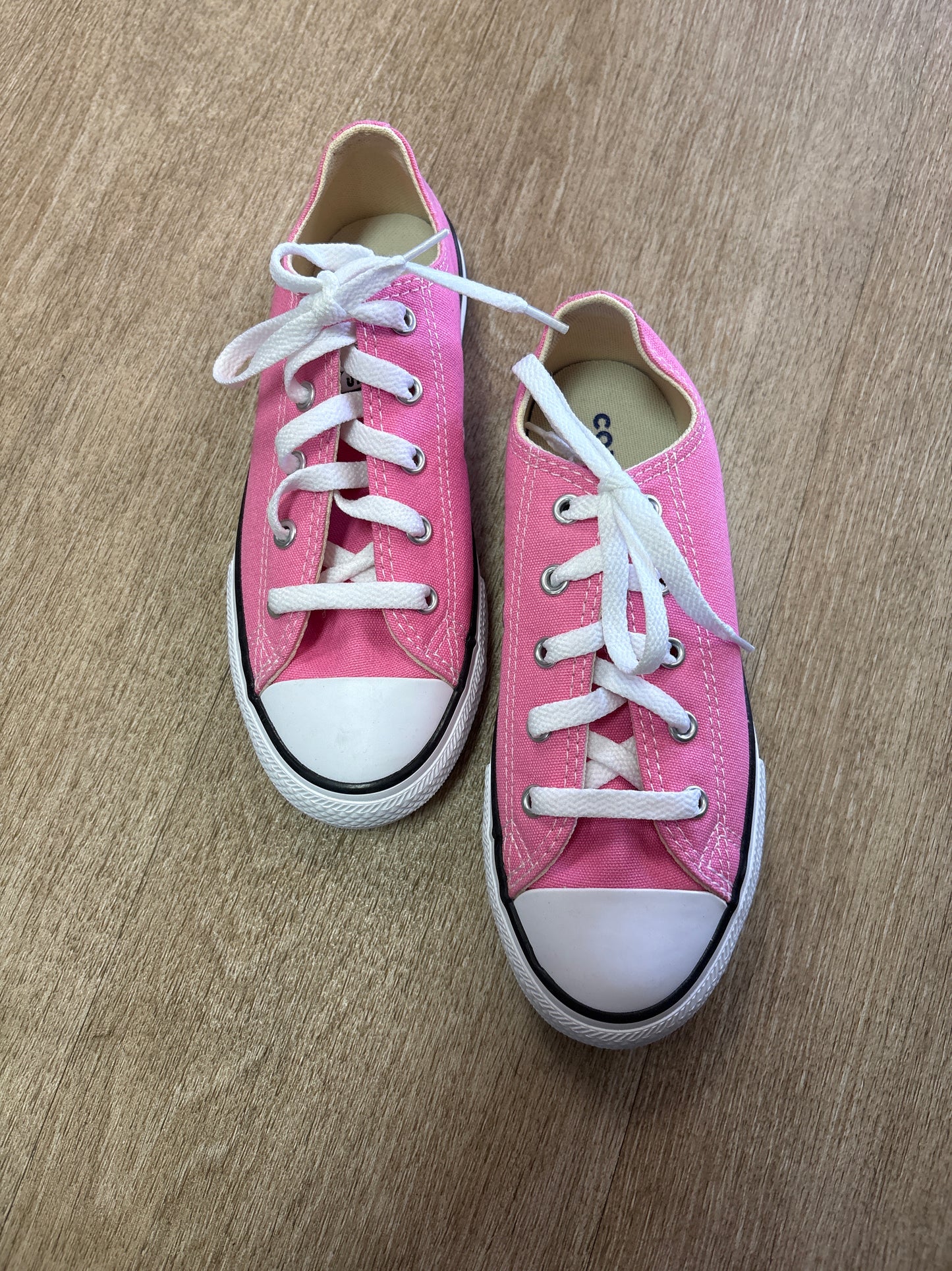2Y Pink Lace Up Converse - Blemish