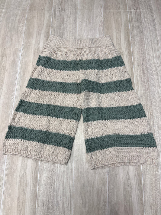 2T Knit Striped Wide Leg Pants