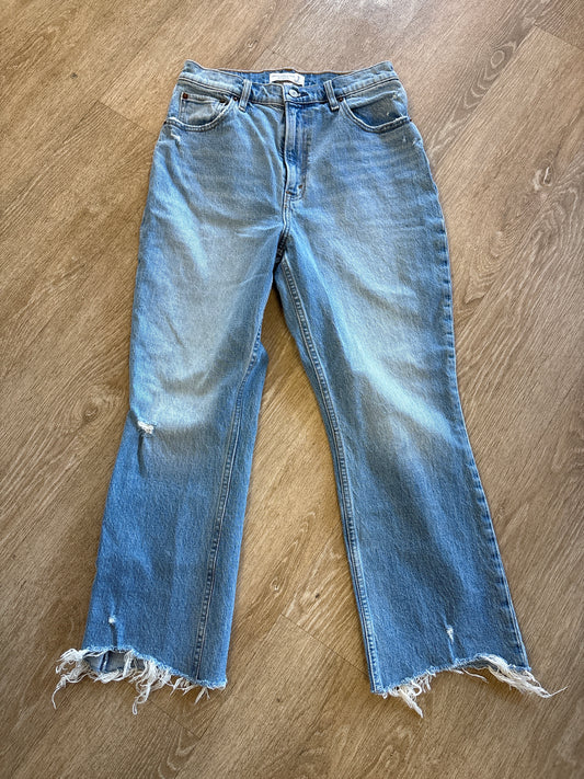 Womens 8R/29 Abercrombie & Fitch High Rise Flare