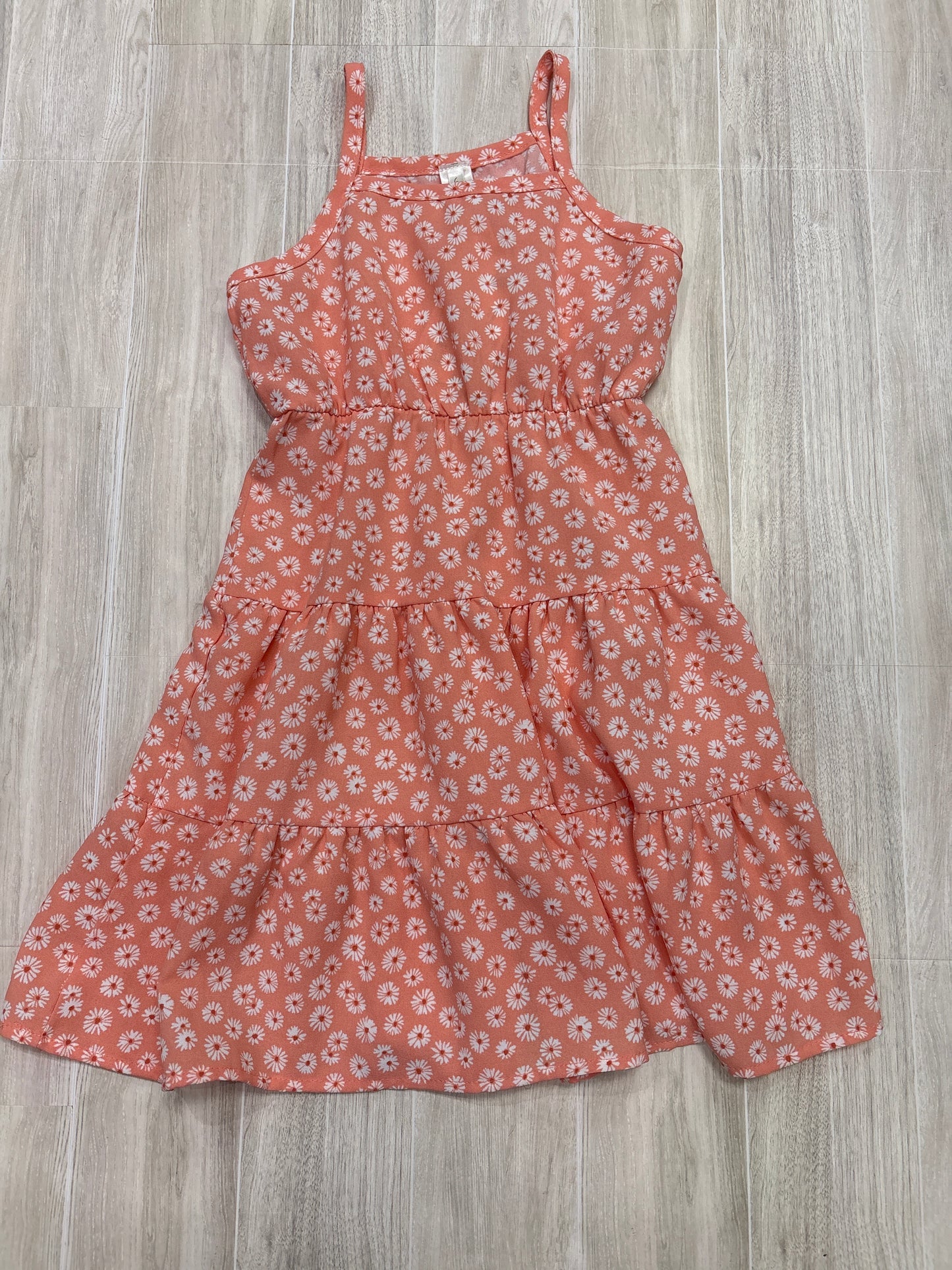 5T Pink Daisy Tank Dress