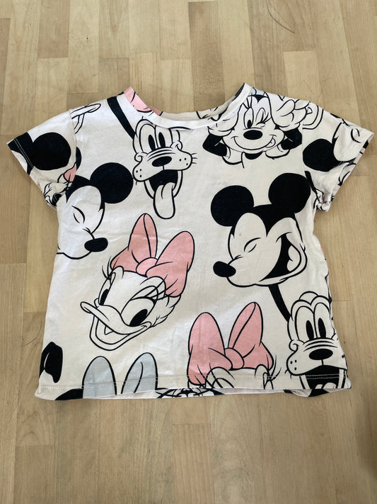 5T Beige Mickey Graphic Tee