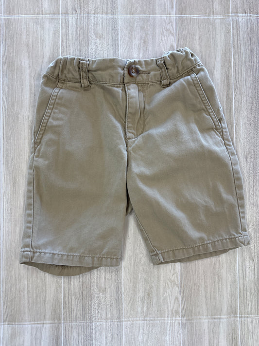 4T Khaki Button Shorts