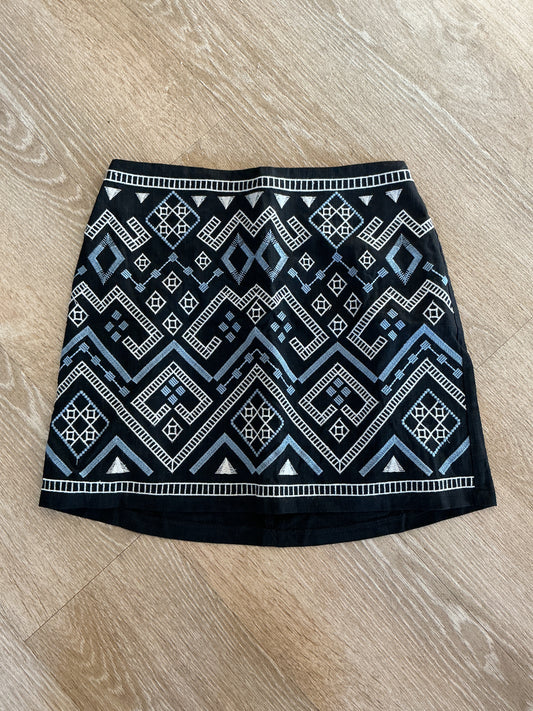 Womens Xsmall Embroidered Skirt