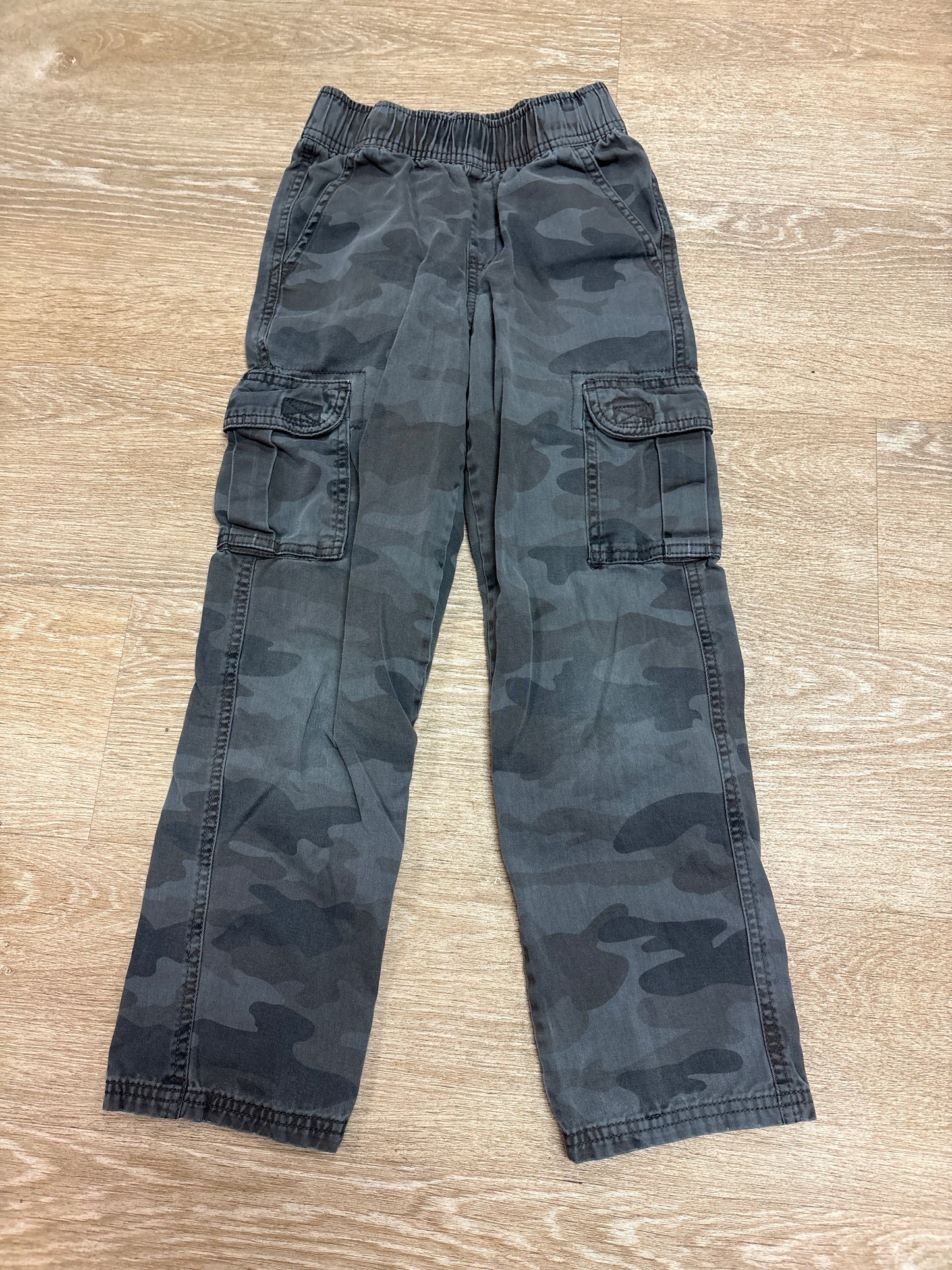 8 Charcoal Camo Slim Pants