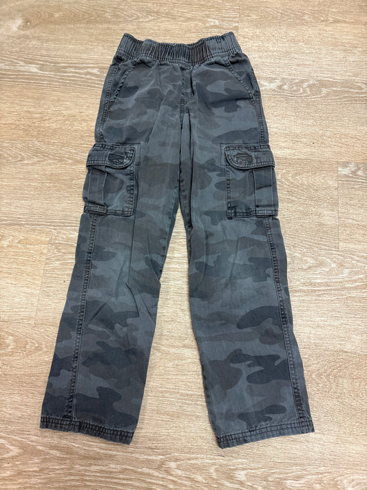 8 Charcoal Camo Slim Pants