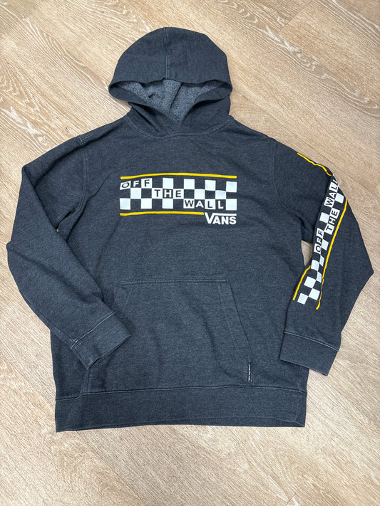 12 Vans Charcoal Grey Graphic Hoodie