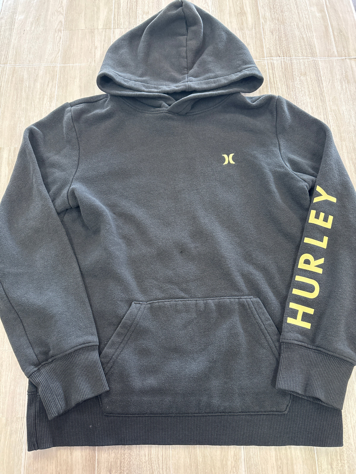 10/12 Charcoal Grey Hurley Hoodie - Blemish