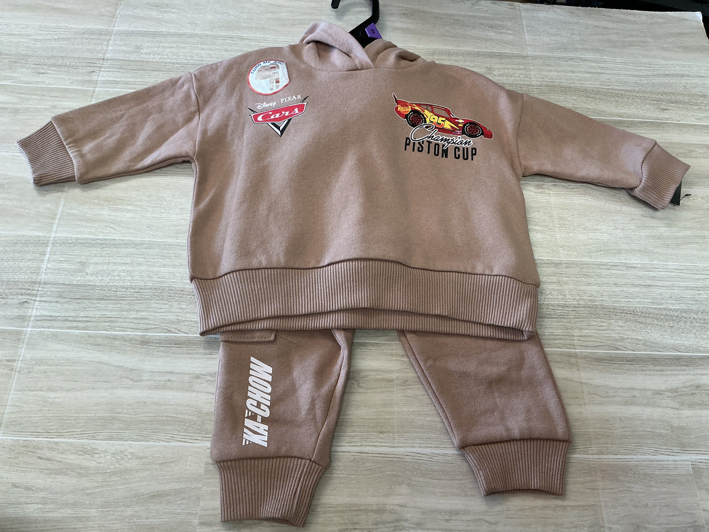 NWT 12m Cars 2 Piece Sweatsuit